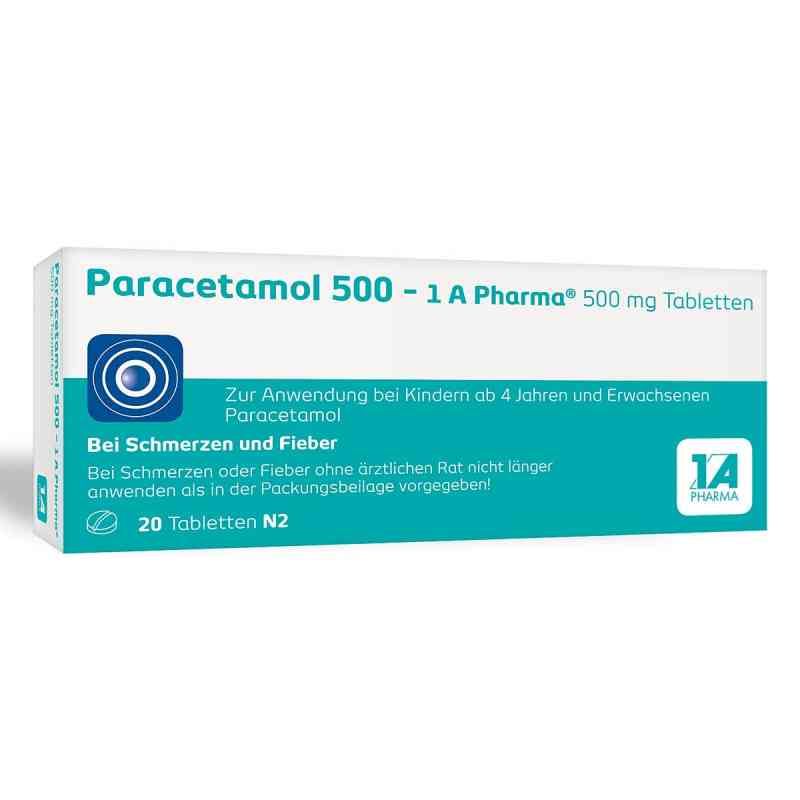 Paracetamol 500 - 1 A Pharma® 20 stk von 1 A Pharma GmbH PZN 02481587