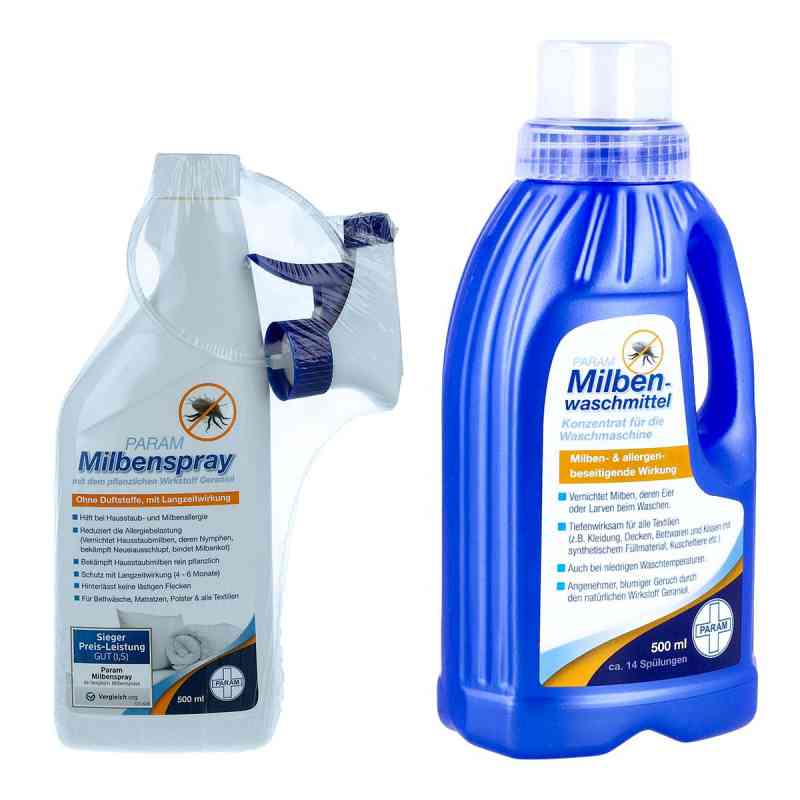 Param Milbenspray + Milben Waschmittelkonzentrat 500+500 ml von Param GmbH PZN 08106466