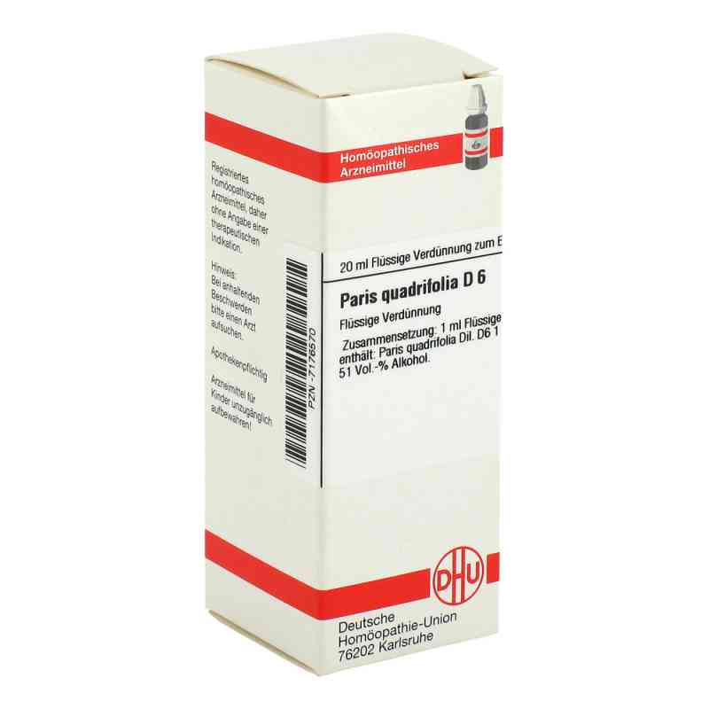 Paris Quadrifolia D6 Dilution 20 ml von DHU-Arzneimittel GmbH & Co. KG PZN 07176570