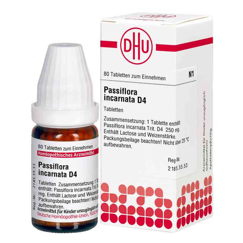 Passiflora Incarnata D4 Tabletten 80 stk von DHU-Arzneimittel GmbH & Co. KG PZN 02634683