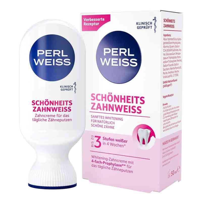 Perlweiss Schönheits Zahnweiss Zahncreme 50 ml von MURNAUER MARKENVERTRIEB GmbH PZN 20593930