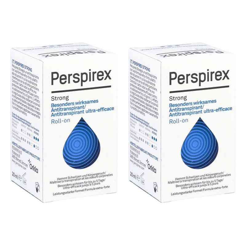 Perspirex Strong Antitranspirant Roll-on 2x20 ml von Schäfer Pharma GmbH PZN 08106139