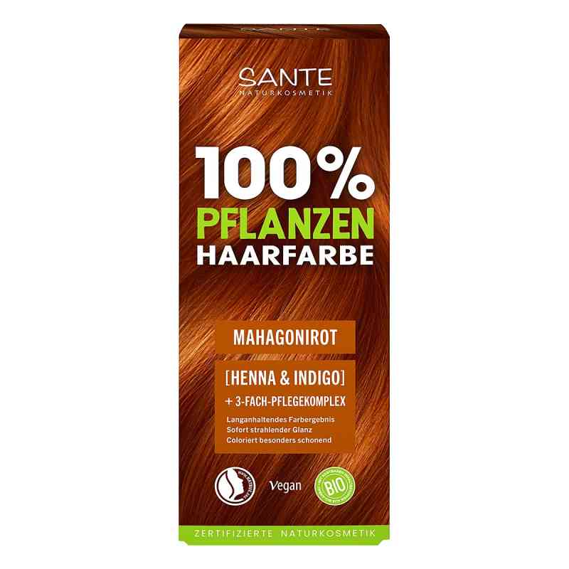 Pflanzenhaarfarbe mit 3-fach Pflegekomplex mahagonirot 07 100 g von LOGOCOS Naturkosmetik GmbH & Co. KG PZN 08107936
