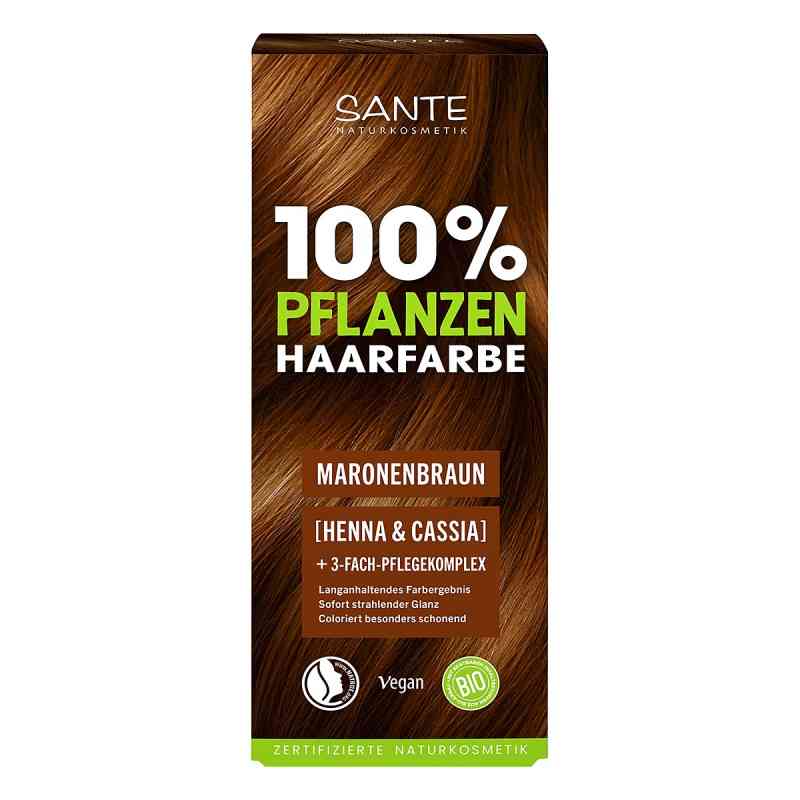 Pflanzenhaarfarbe mit 3-fach Pflegekomplex maronenbraun 08 100 g von LOGOCOS Naturkosmetik GmbH & Co. KG PZN 08107937