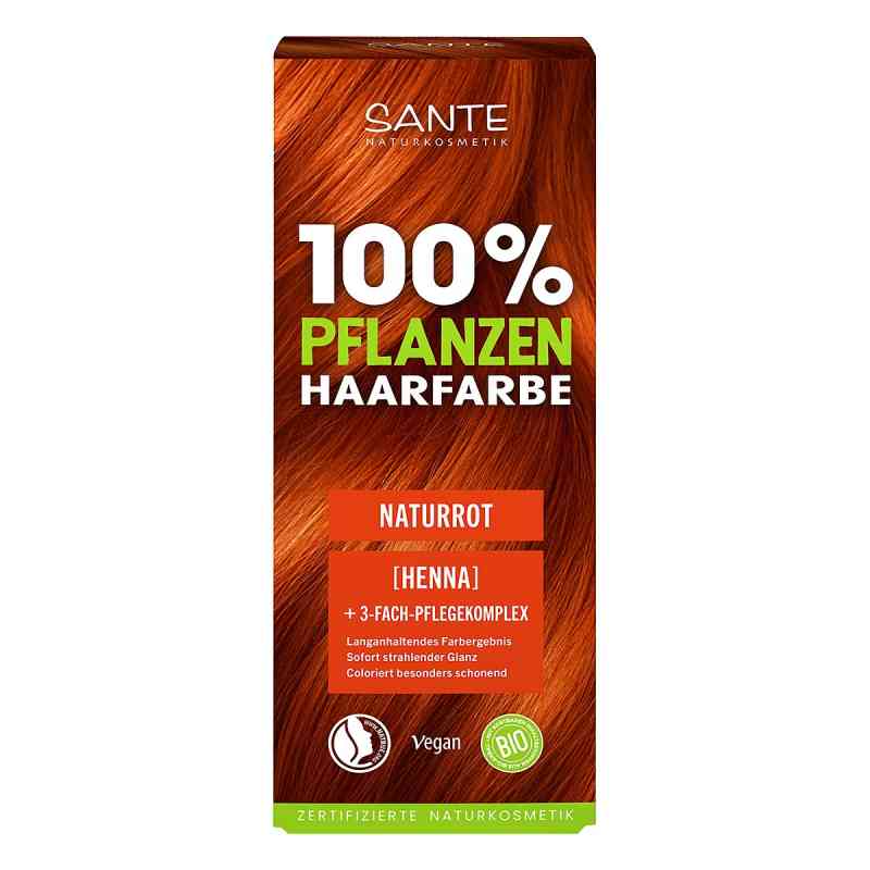 Pflanzenhaarfarbe mit 3-fach Pflegekomplex naturrot 06 100 g von LOGOCOS Naturkosmetik GmbH & Co. KG PZN 08107935