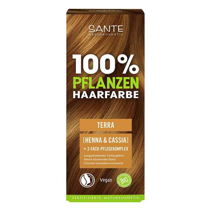 Pflanzenhaarfarbe mit 3-fach Pflegekomplex terra 04 100 g von LOGOCOS Naturkosmetik GmbH & Co. KG PZN 08107934
