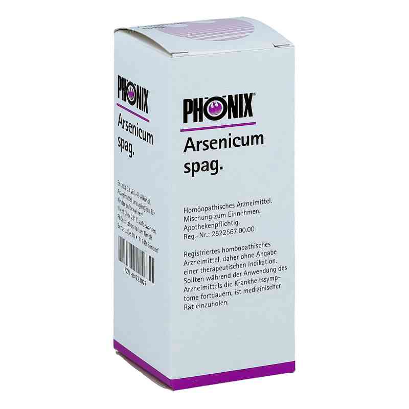 Phönix Arsenicum spag. Tropfen 50 ml von PHöNIX LABORATORIUM GmbH PZN 04223027