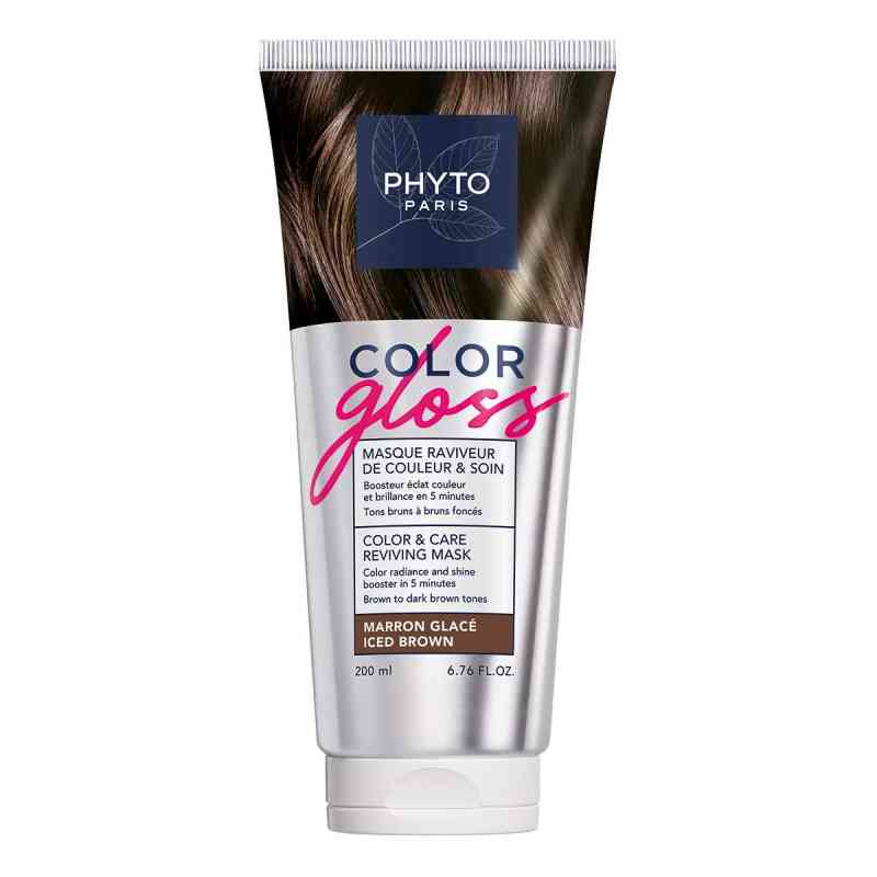 Phyto Color Gloss Maske & Pflege Iced Brown 200 ml von Laboratoire Native Deutschland GmbH PZN 20967537