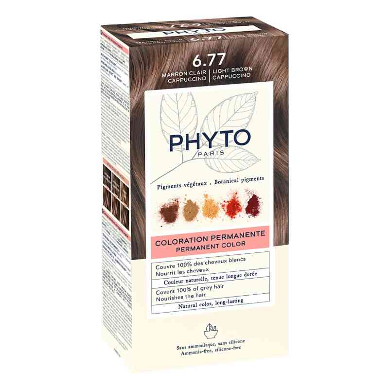 Phytocolor 6.77 Hellbraun Cappuccino 1 stk von Laboratoire Native Deutschland GmbH PZN 18428069