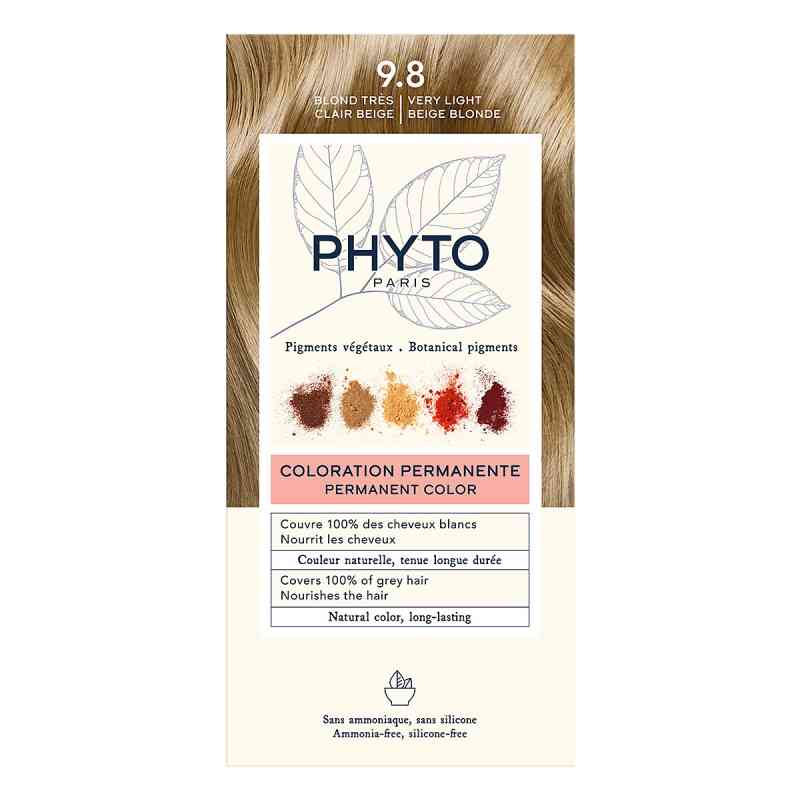 Phytocolor 9.8 Sehr Helles Beigeblond 1 stk von Laboratoire Native Deutschland GmbH PZN 18428141