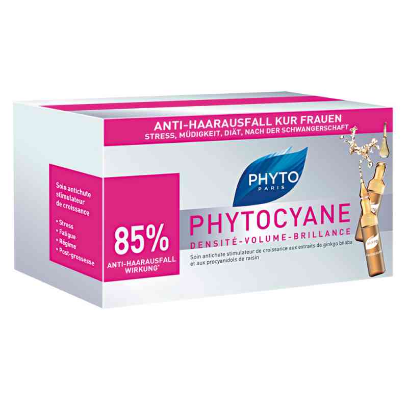 PHYTOCYANE Anti-Haarausfall Kur temporärer Haarausfall 12X7.5 ml von Laboratoire Native Deutschland GmbH PZN 04539463