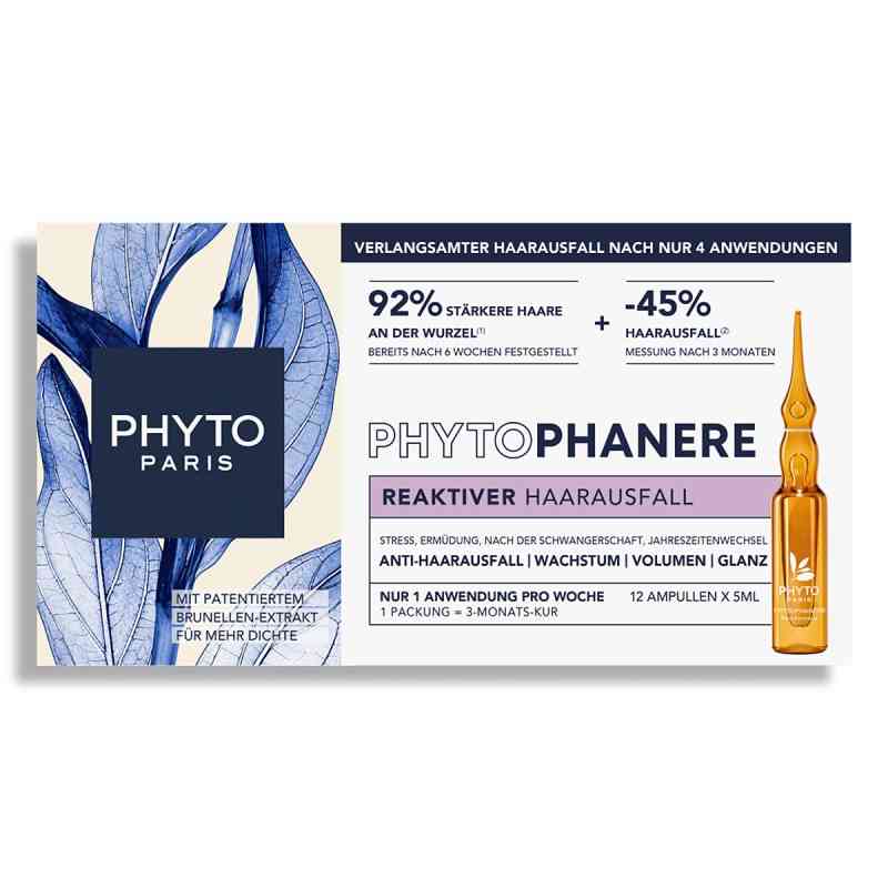 Phytophanere Kur Reaktiver Haarausfall Frauen 12X5 ml von Laboratoire Native Deutschland GmbH PZN 20366507