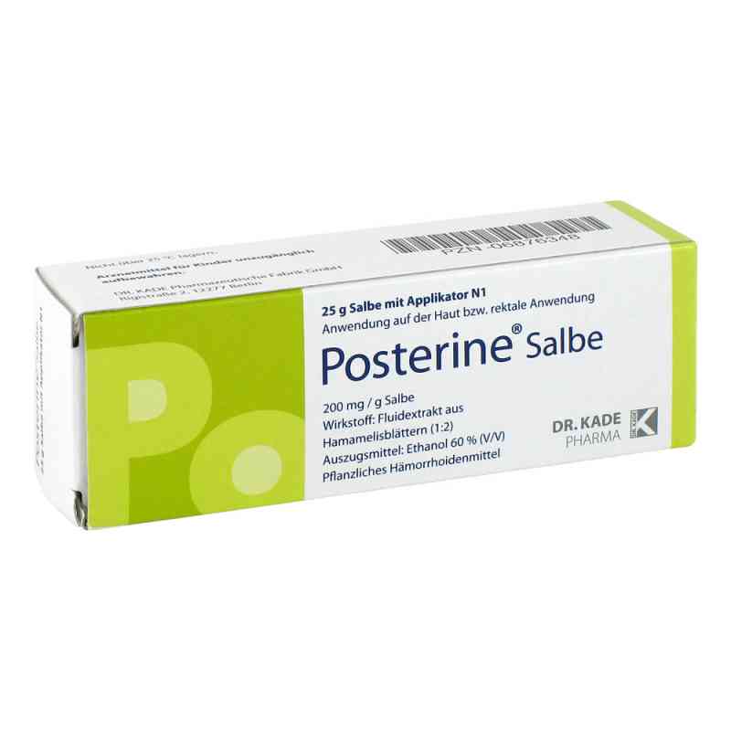 Posterine 25 g von DR. KADE Pharmazeutische Fabrik GmbH PZN 06876348