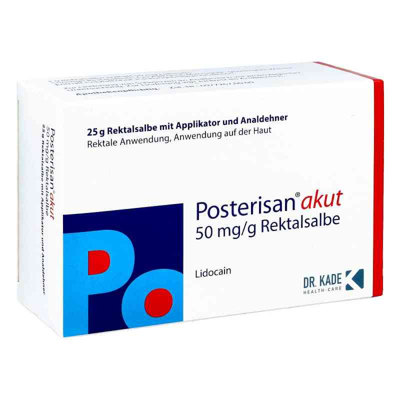 Posterisan akut 50mg/g mit Analdehner 25 g von DR. KADE Pharmazeutische Fabrik GmbH PZN 04957887