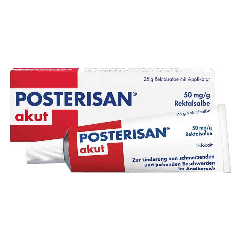 Posterisan akut bei Hämorrhoiden 50mg/g Rektalsalbe 25 g von DR. KADE Pharmazeutische Fabrik GmbH PZN 04957864
