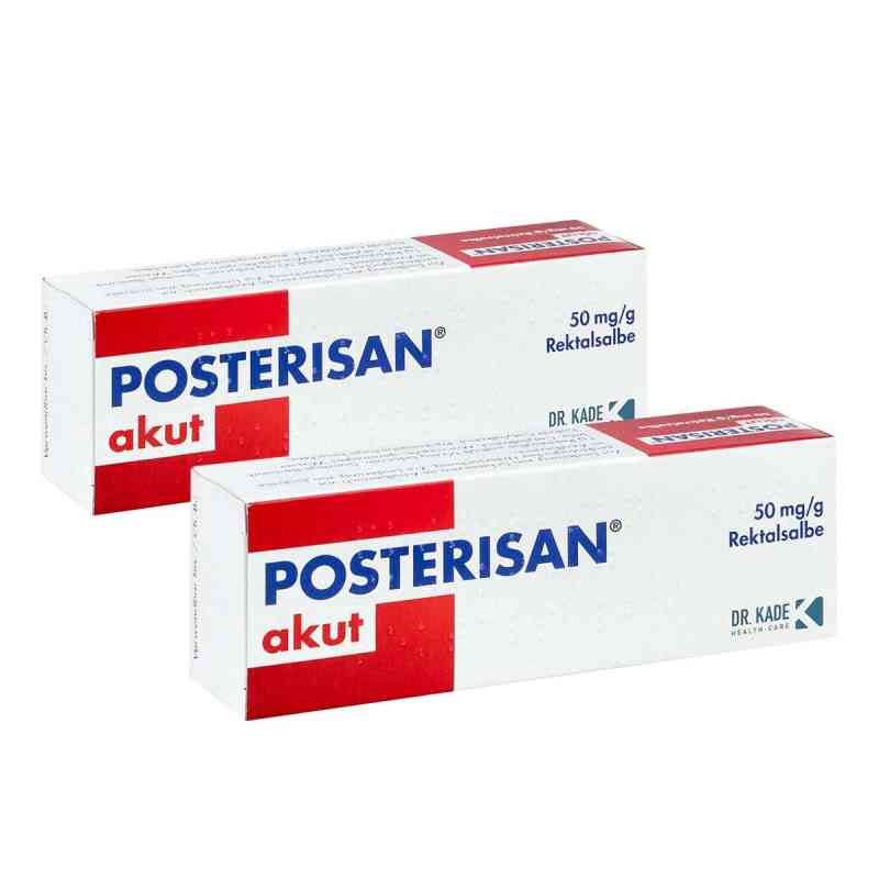 Posterisan akut bei Hämorrhoiden 50mg/g Rektalsalbe 2x25 g von DR. KADE Pharmazeutische Fabrik GmbH PZN 08102796