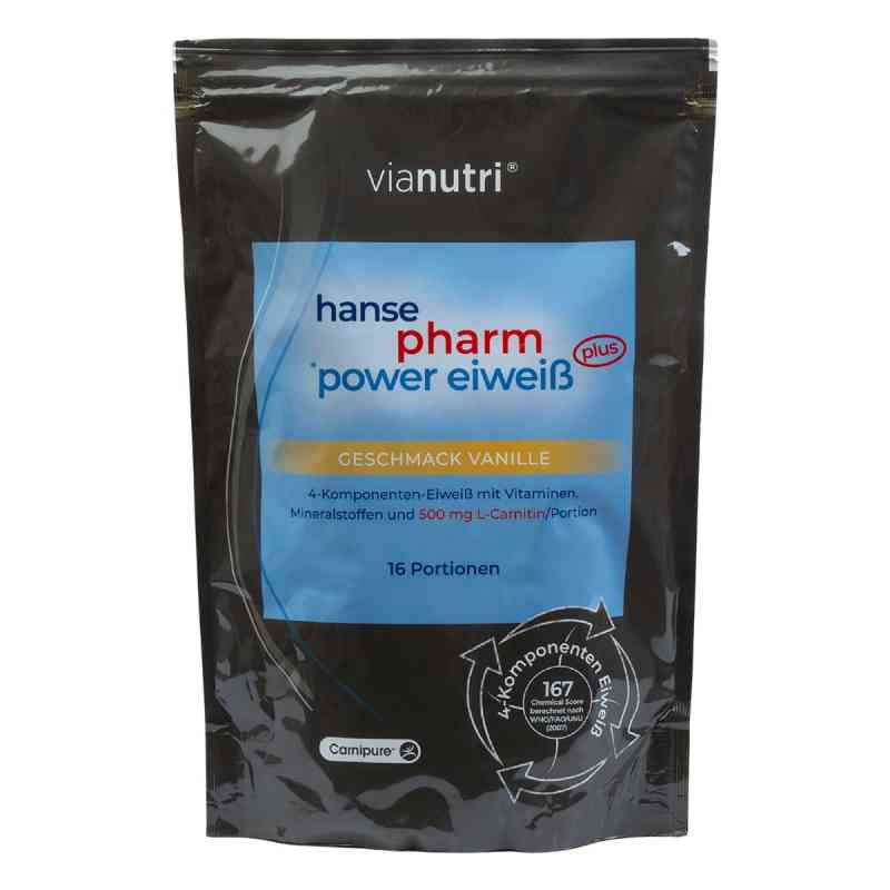 Power Eiweiss Plus Protein Shake Pulver Vanille 500 g von Vianutri GmbH PZN 20165973