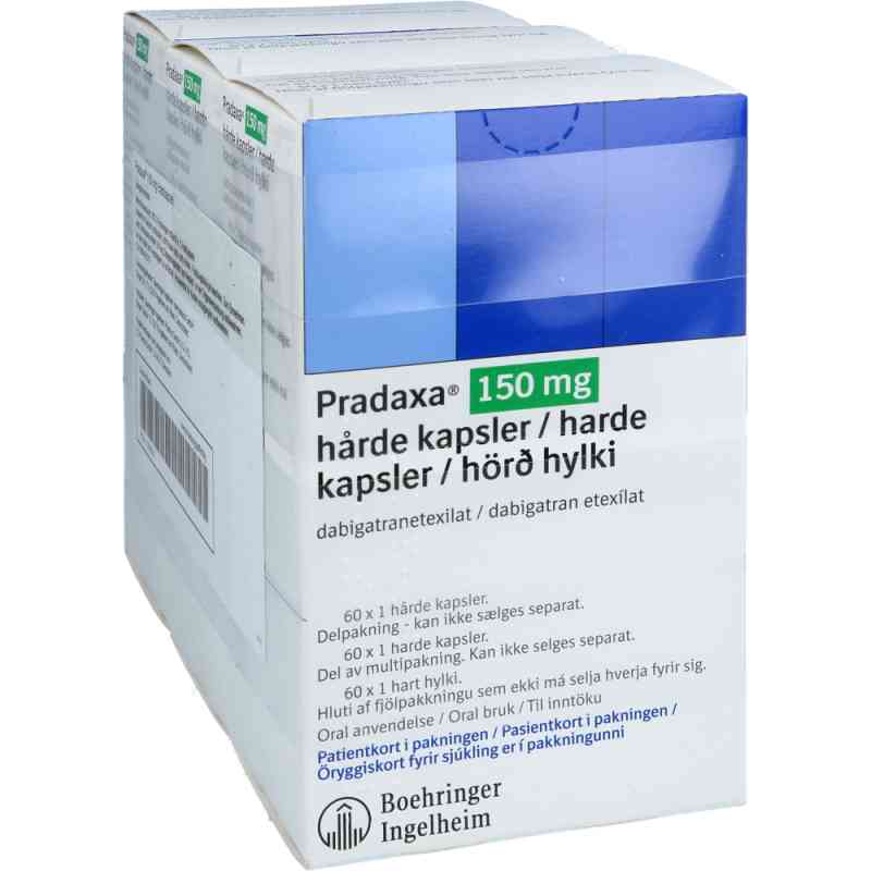 Pradaxa 150 mg Hartkapseln 180 stk von CC Pharma GmbH PZN 13059331