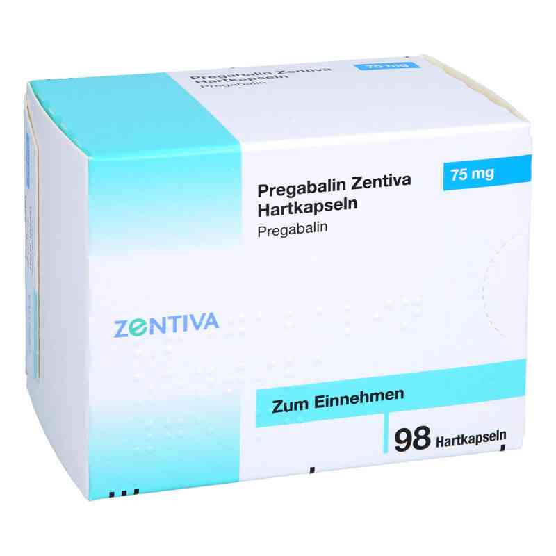 Pregabalin Zentiva 75 mg Hartkapseln 98 stk von Zentiva Pharma GmbH PZN 16321261
