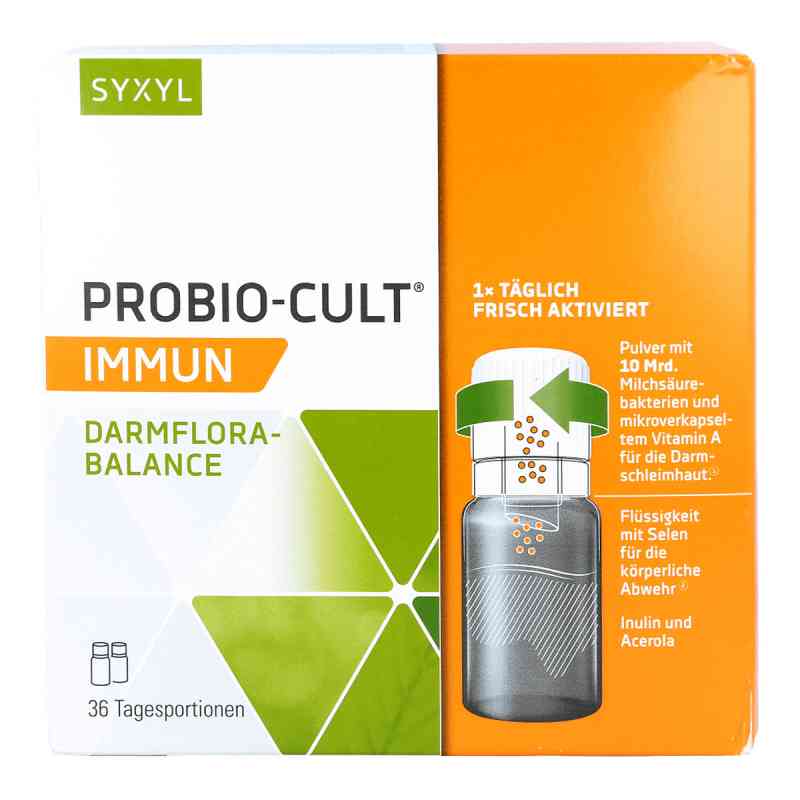 Probio-cult Immun Syxyl Trinkampullen 36 stk von MCM KLOSTERFRAU Vertr. GmbH PZN 14419174