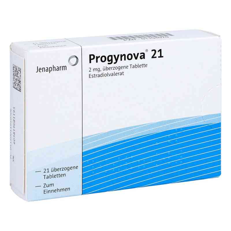 Progynova 21 überzogene Tabletten 21 stk von Jenapharm GmbH & Co.KG PZN 01194070