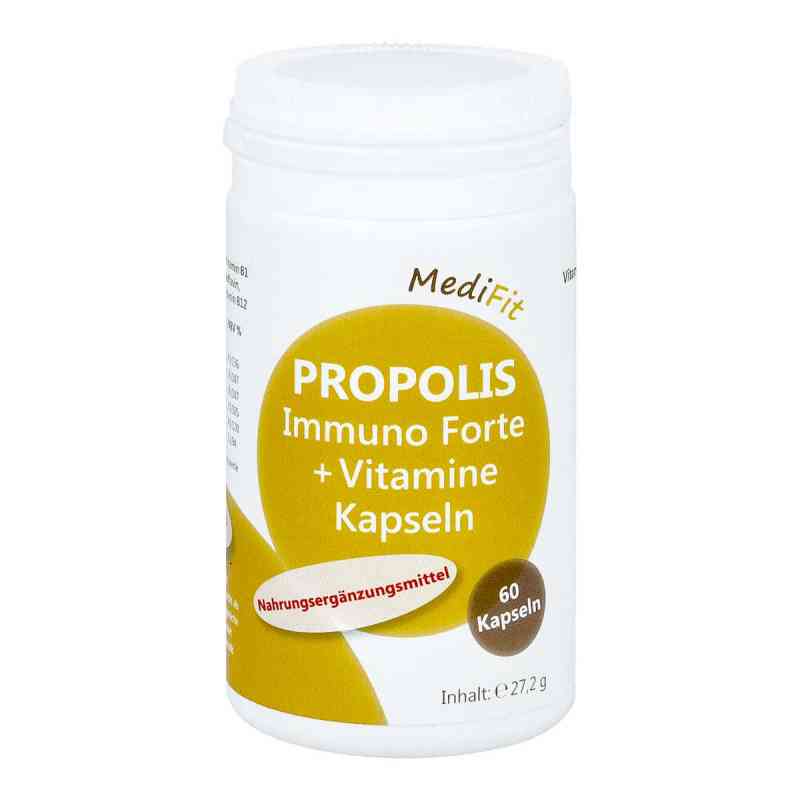 Propolis Immuno Forte+vitamine Kapseln Medifit 60 stk von ApoFit Arzneimittelvertrieb GmbH PZN 11186864