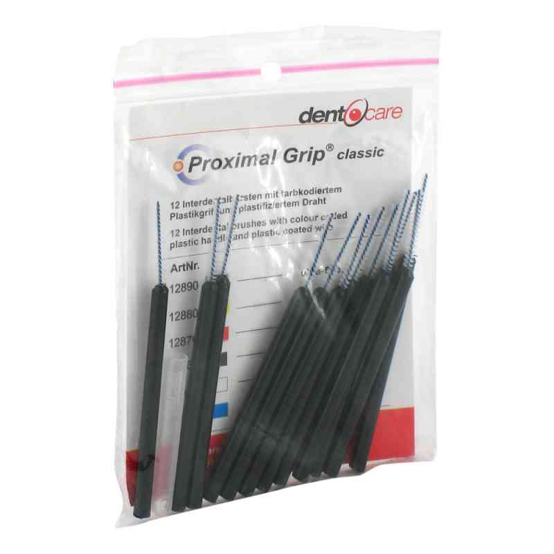 Proximal Grip xx-fein schwarz Interdentalbürste 12 stk von Dent-o-care Dentalvertriebs GmbH PZN 00195386