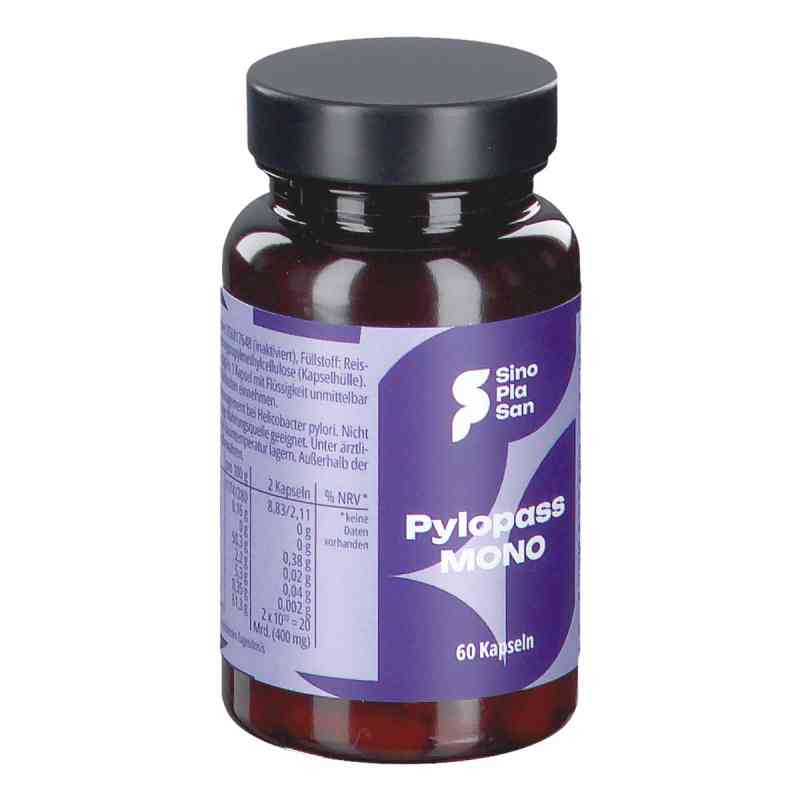 Pylopass Mono 200 mg bei Helicobacter pylori Kapsel (n) 60 stk von SinoPlaSan GmbH PZN 13426930