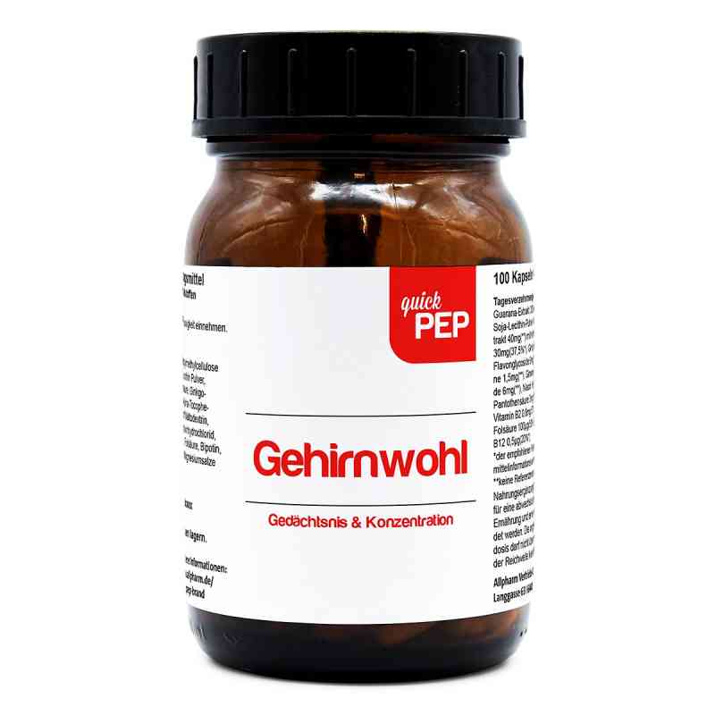 Quickpep Gehirnwohl Kapseln 100 stk von ALLPHARM Vertriebs GmbH PZN 16731496