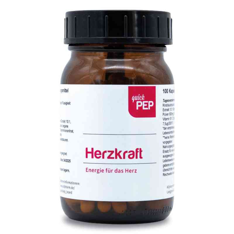 Quickpep Herzkraft Kapseln 100 stk von ALLPHARM Vertriebs GmbH PZN 18704888