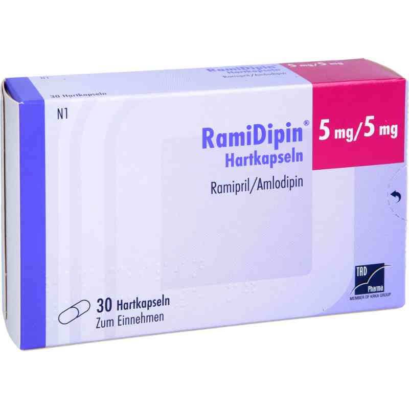 Ramidipin 5 mg/5 mg Hartkapseln 30 stk von TAD Pharma GmbH PZN 12520443