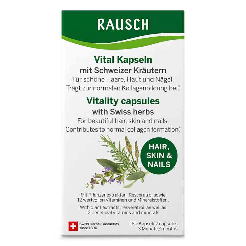 Rausch Vital Kapseln mit Schweizer Kräutern 3 Monate 180 stk von RAUSCH (Deutschland) GmbH PZN 21078489