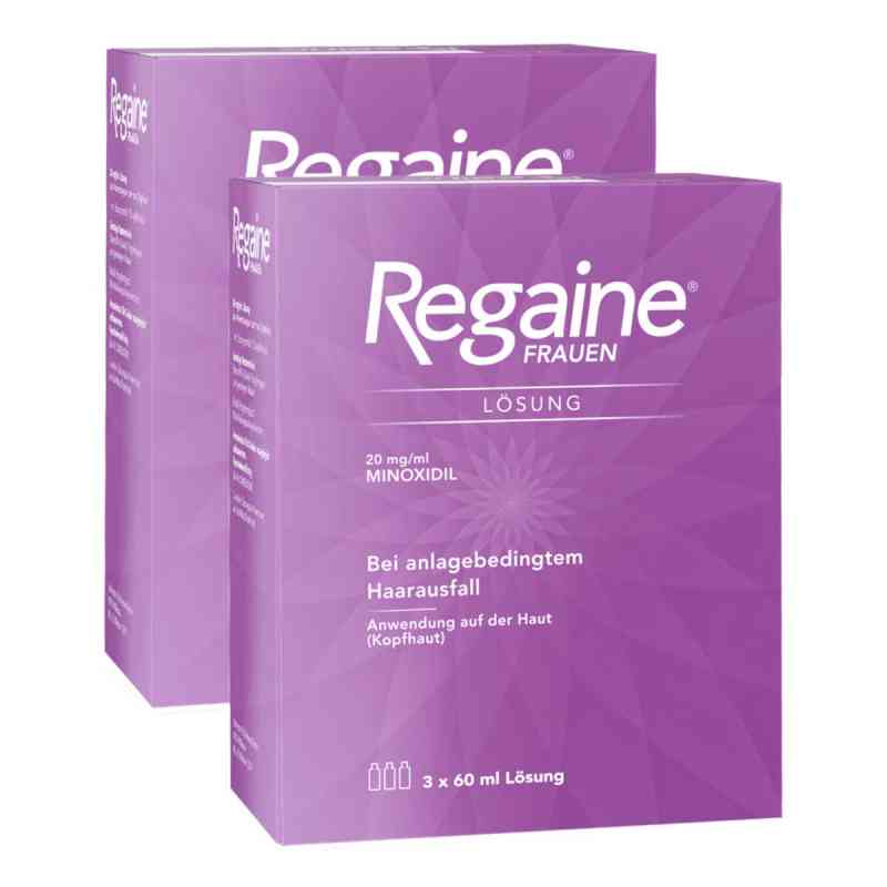 REGAINE® Frauen Lösung (6 Monats-Vorrat) 2x3x60 ml von  PZN 08100723