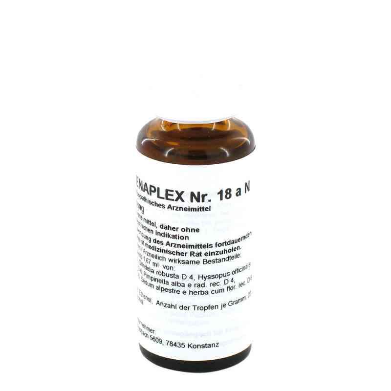 Regenaplex Nummer 18 aN Tropfen 30 ml von REGENAPLEX GmbH PZN 03913103