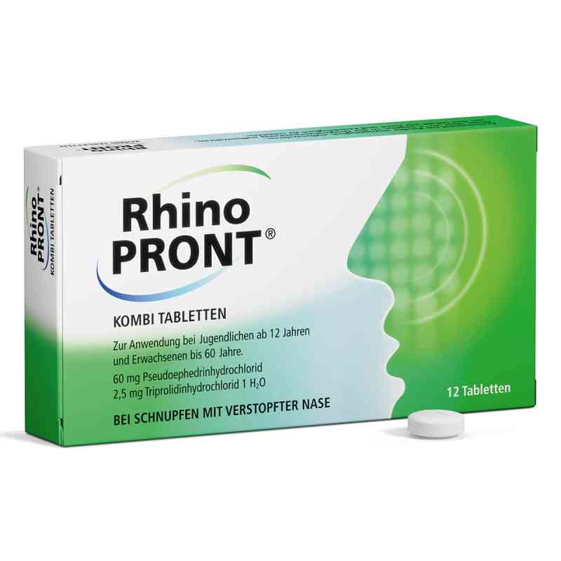 Rhinopront Kombi Tabletten 12 stk von Recordati Pharma GmbH PZN 07387611