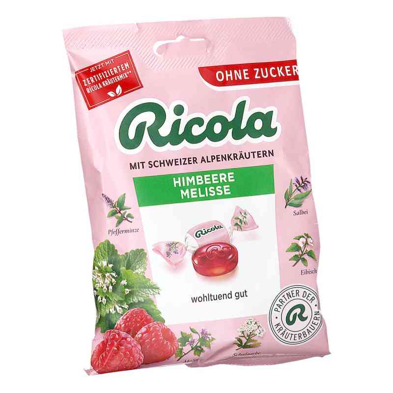 Ricola Himbeere Melisse Bonbons ohne Zucker Beutel  75 g von MARVECS GmbH PZN 18771991