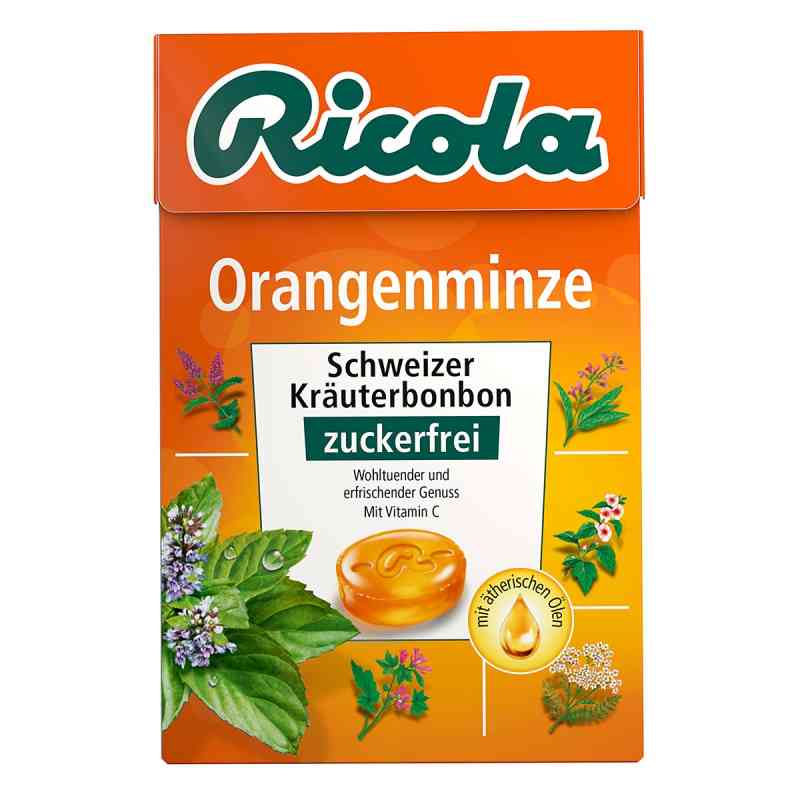 Ricola ohne Zucker Box Orangenminze Bonbons 50 g von MARVECS GmbH PZN 03912351