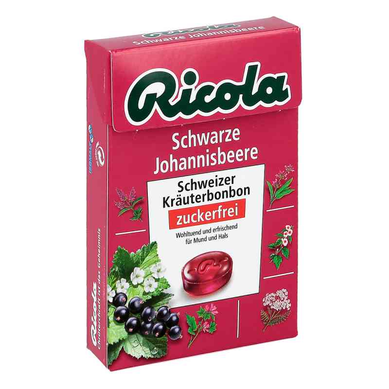 Ricola ohne Zucker Box Schwarze Johannisbeere Bonbons 50 g von  PZN 04816514