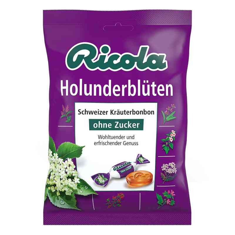 Ricola ohne Zucker Holunderblüten Bonbons 75 g von MARVECS GmbH PZN 00306437