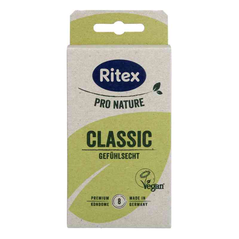 Ritex Pro Nature Classic Vegan Kondome 8 stk von RITEX GmbH PZN 18232426