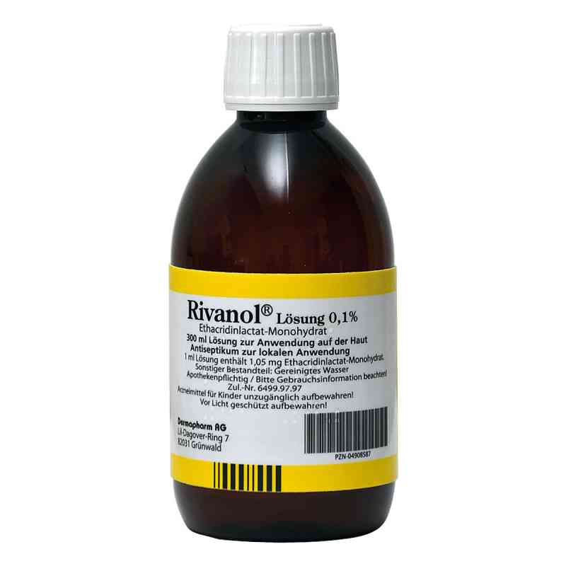 Rivanol Lösung 0,1% 300 ml von DERMAPHARM AG PZN 04908587