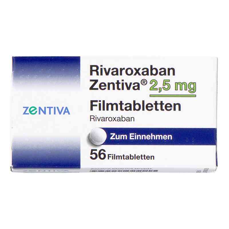 Rivaroxaban Zentiva 2,5 Mg Filmtabletten 56 stk von Zentiva Pharma GmbH PZN 18841266
