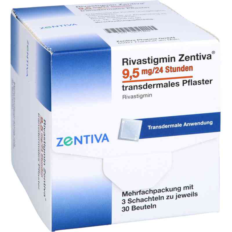 Rivastigmin Zentiva 9,5mg/24 Stunden 90 stk von Zentiva Pharma GmbH PZN 10041862