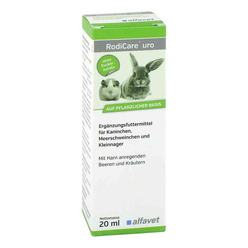 Rodicare uro für Kaninchen/Kleinnager/Meerschw. 20 ml von alfavet Tierarzneimittel GmbH PZN 13360697