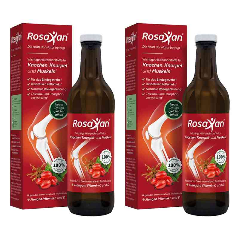 Rosaxan plus Vitamin D 2x750 ml von medAgil Gesundheitsgesellschaft mbH PZN 08106131