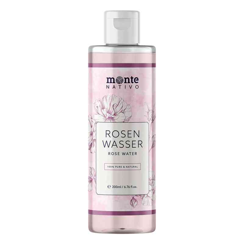 Rosenwasser 100% Rein Gesicht & Haar Monte Nativo 200 ml von Mediakos GmbH PZN 20349822