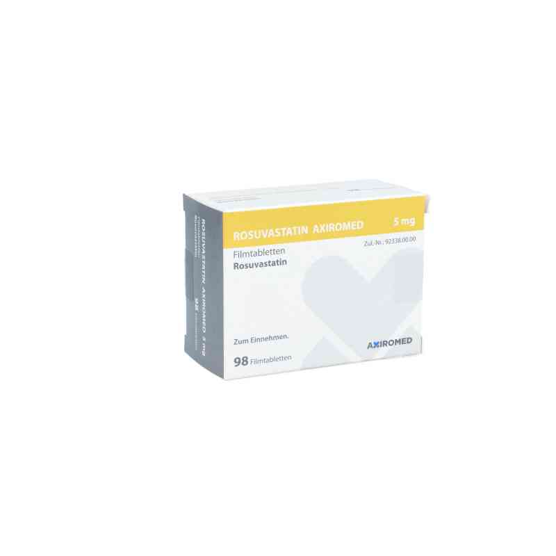 Rosuvastatin Axiromed 5 mg Filmtabletten 98 stk von Medical Valley Invest AB PZN 13705073