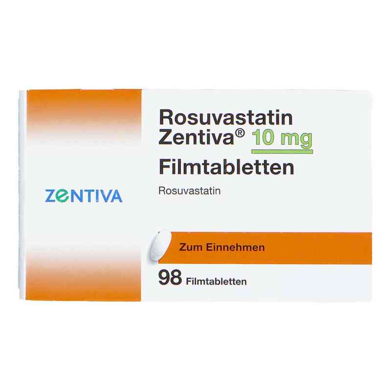Rosuvastatin Zentiva 10 Mg Filmtabletten 98 stk von Zentiva Pharma GmbH PZN 19116001