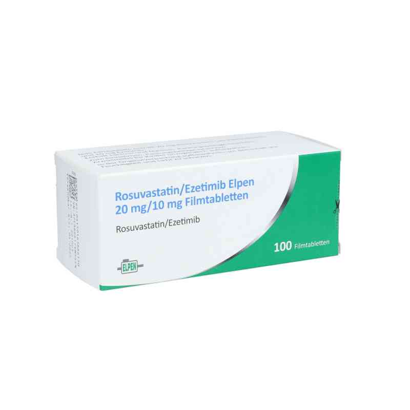 Rosuvastatin/ezetimib Elpen 20 mg/10 mg Filmtabletten 100 stk von Elpen Pharmaceutical Co. Inc. PZN 16388615