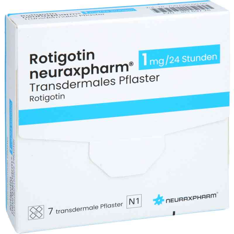Rotigotin Neuraxpharm 1 Mg/24 H Transderm.pflaster 7 stk von neuraxpharm Arzneimittel GmbH PZN 18369728